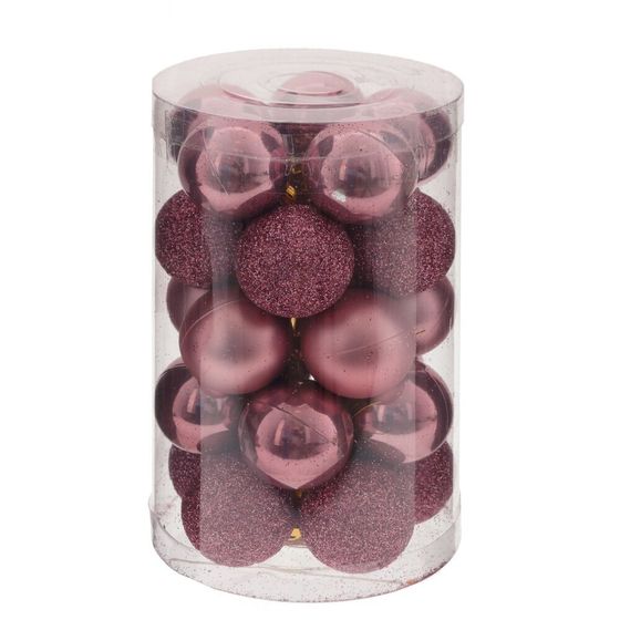 Набор из 25шт Украшение новогоднее &quot;Шар&quot;, D 3 см, L8 W8 H13 см