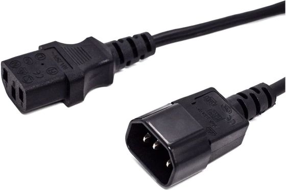 Кабель питания Filum IEC 320 C13 - IEC 320 C14 1.8м черный (FL-PC10-C13-C14-1.8M)