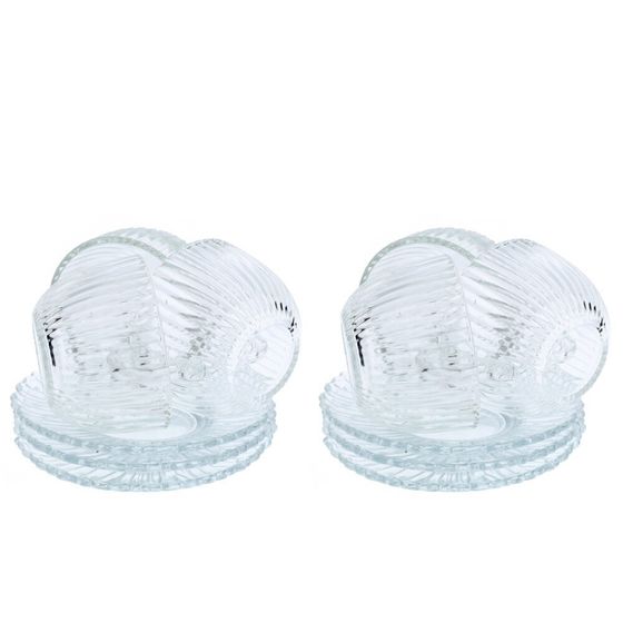 Набор из 6-ти чашек с блюдцами, 175 мл, L13 W13 H6 см