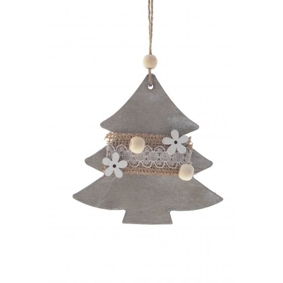 Украшение новогоднее, &quot;Елочка&quot;, L10 W2 H10,5 см, 3в.