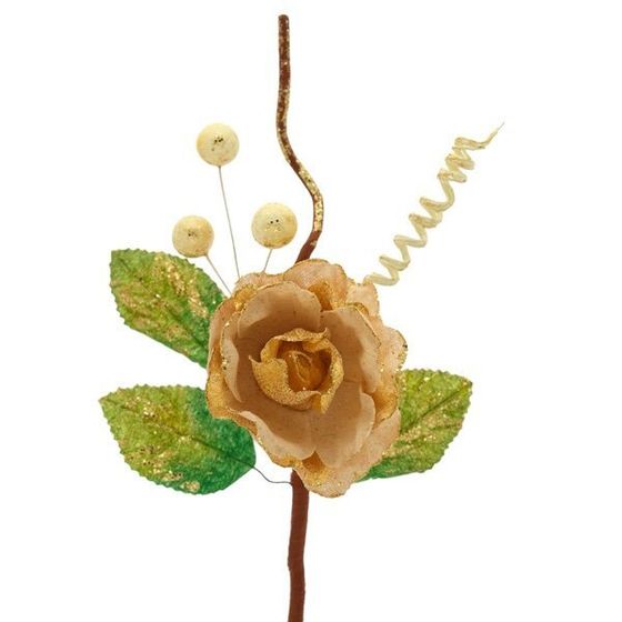 Цветок искусственный &quot;Роза&quot;, L12 W9 H38 см, 2в.