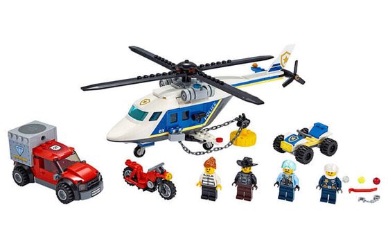 Погоня на вертолете полиции LEGO City