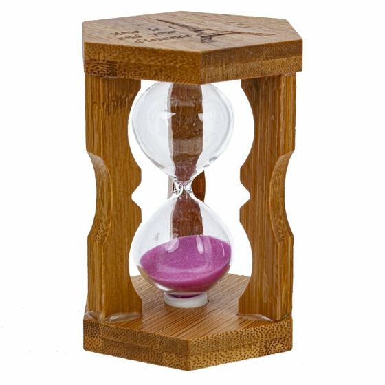 Часы песочные (3 мин.), Д7,5 Ш6,5 В10 см, 4в.
