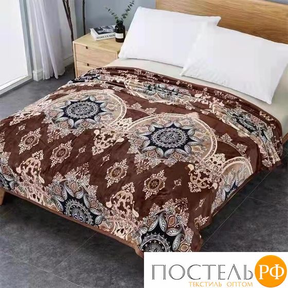 CFR1520-29 код3062, Плед CRISTELLE Flamenco, 1,5-спальный, 150x200, Микрофибра, ПВХ упаковка