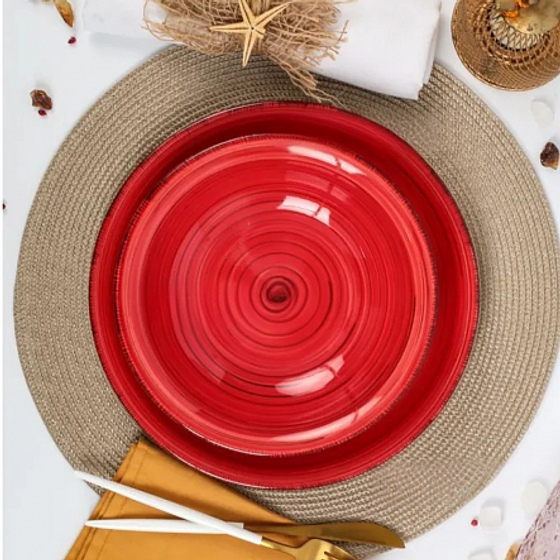 Тарелка суповая SCARLET 21см