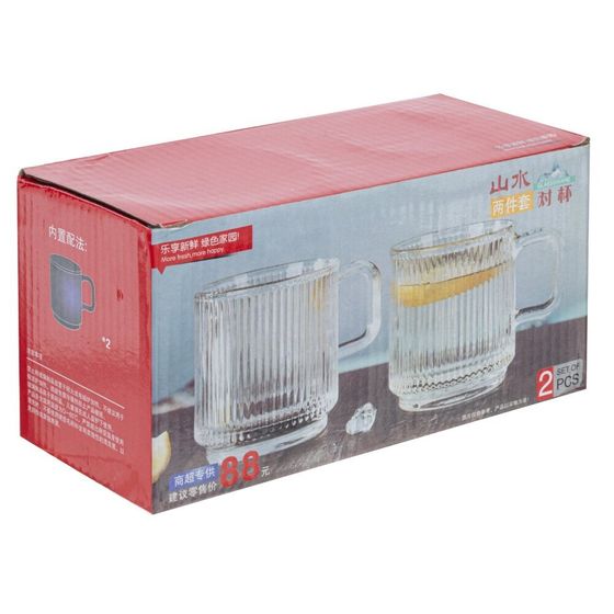 Набор из 2-х кружек  350 мл,  L18 W8 H9 см