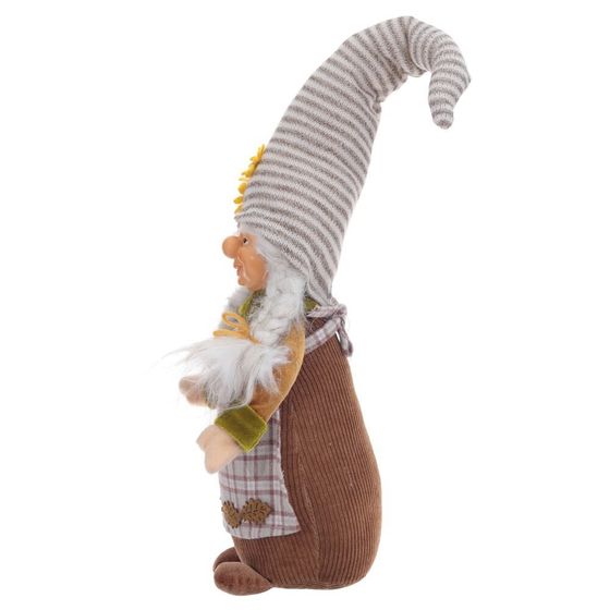Игрушка набивная "Гном", L20 W13 H55 см, 1 штука, дизайн микс