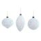 Украшение новогоднее "Шар/Капля/Сосулька", L6 W6 H13,5 см, 3в.