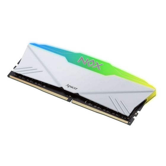 Память DDR4 16Gb 3200MHz Apacer AH4U16G32C28YNWAA-1 C4-25600, CL16, NOX RGb WHITE AURA2