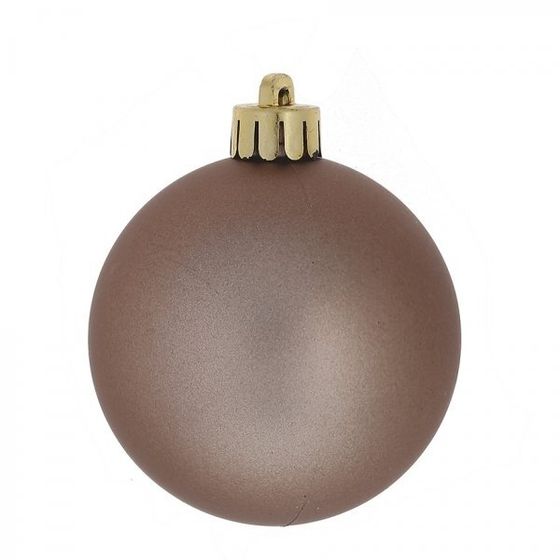 Набор из 40шт, Украшение новогоднее Шар &quot;Молочный шоколад&quot;, D3/4/5/6 см, L14 W14 H26 см