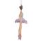 Изделие декоративное подвесное "Балерина", L6 W4 H11 см, 3в.