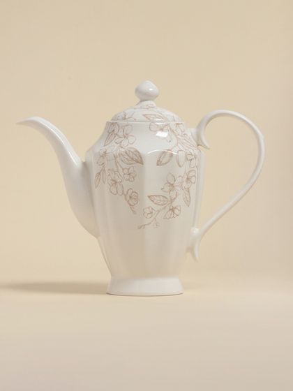 Заварочный чайник SL Home «Аманде», 1.5 л, 27.5×14×24 см, фарфор, белый