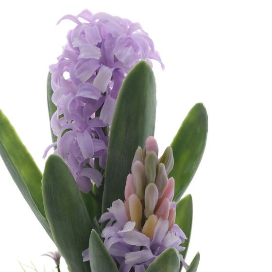 Цветочная композиция &quot;Гиацинты&quot; , L11 W10 H28 см