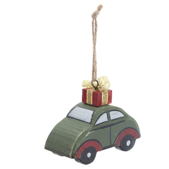 Изделие декоративное подвесное &quot;Машина&quot;, L8 W4 H7 см, 2в.