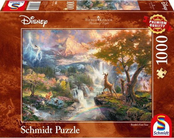 Schmidt Spiele Puzzle Thomas Kinkade: Bambi Disney (59486)