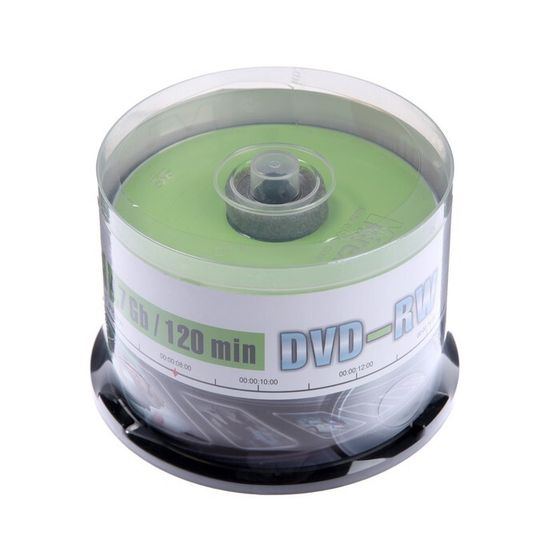 Диск DVD-RW Mirex Brand, 4x, 4.7 Гб, Cake Box, 50 шт