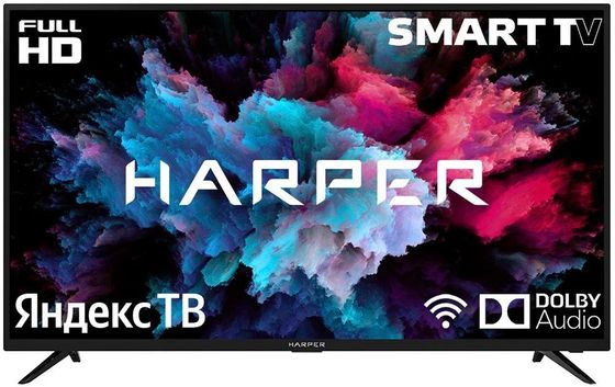 Телевизор LED 40&quot; Harper 40F751TS черный FULL HD SmartTV ЯндексТВ