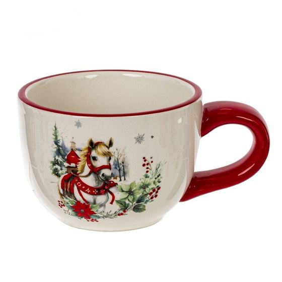 Набор чашка и блюдце &quot;Лошадь&quot;, 1, 175 мл, L15 W15 H7 см
