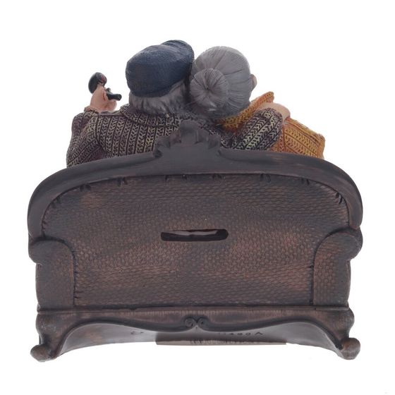 Копилка "Бабушка с дедушкой", Д15 Ш11,5 В15,5 см, 1 штука, дизайн микс