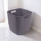 Корзина квадратная SOFTEX Q тёмно-серая 15л
