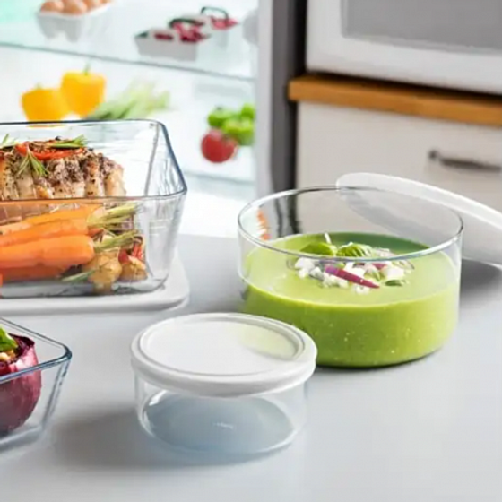 Форма для запекания и выпечки с крышкой COOK&amp;FREEZ 1.1л 15х9см круглая