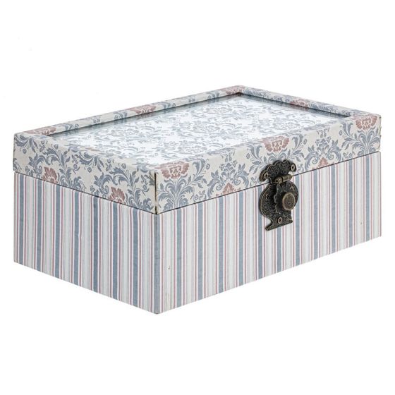 Шкатулка с зеркальным элементом, Д24 Ш15 В10 см