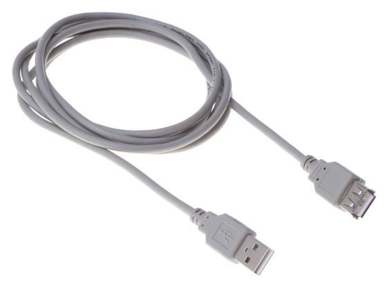 Кабель Buro USB 2.0 A(m) - A(f) 3м серый (BHP RET USB_AF30)