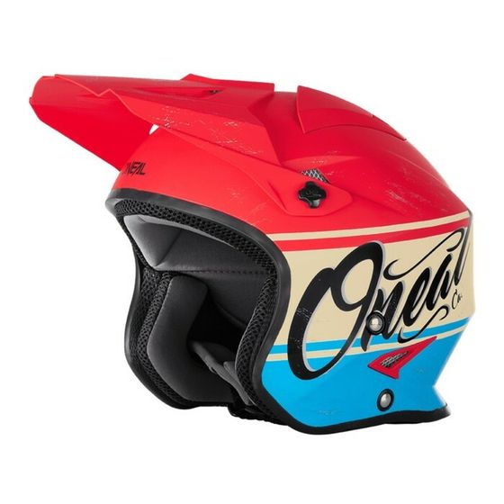 Шлем открытый O&#39;NEAL SLAT VX1, матовый, размер XL, красный, синий