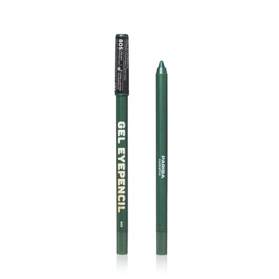 Карандаш для глаз Parisa Gel Eyepencil, GP805 изумрудный