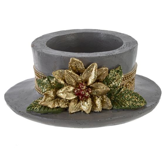 Подсвечник, L10 W10 H4 см