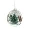 Украшение новогоднее Шар "Еловая лапа", D 8 см, L8 W8 H10 см