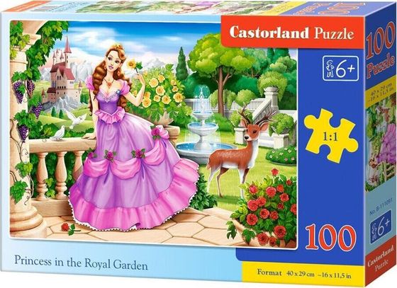 Castorland Puzzle 100 Princess in the Royal Garden CASTOR