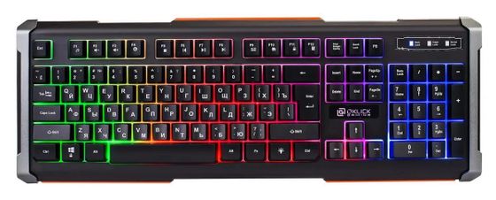Клавиатура Oklick 710G BLACK DEATH игровая черный