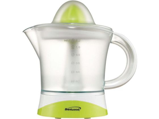 Brentwood J-17 1.2 Liter Citrus Squeezer/Juicer, White