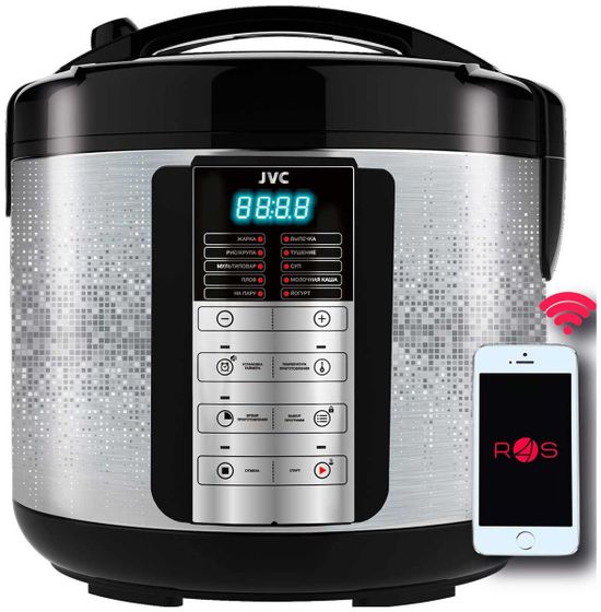 Мультиварка JVC JK-MC501 5л 860Вт серебристый/черный