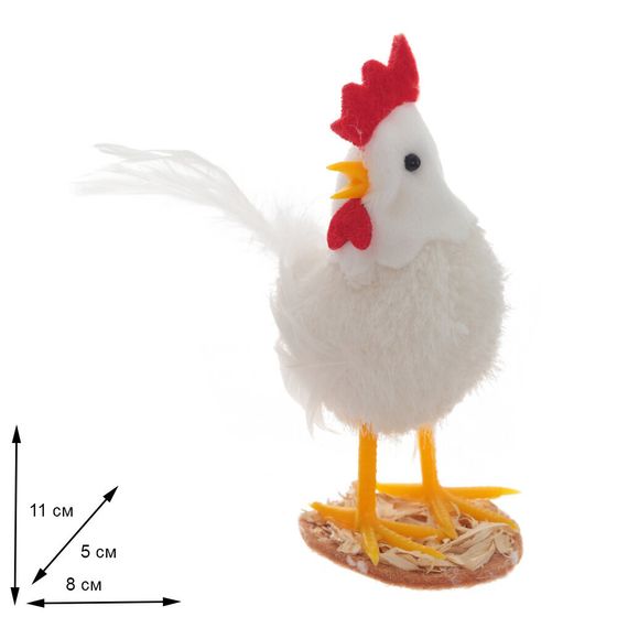 Фигурка декоративная &quot;Петух&quot;, L8 W5 H11 см,дизайн микс