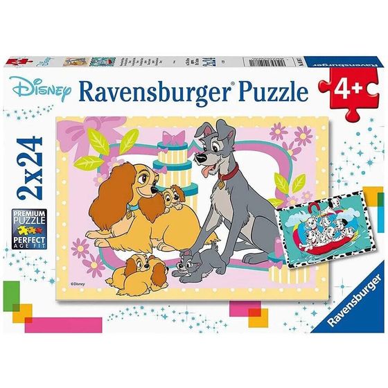 DISNEY Double Cubs 2x24 Pieces Puzzle