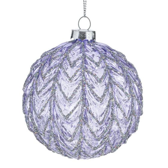 Украшение новогоднее &quot;Шар&quot;, D 8 см, L8 W8 H10 см, 2в.
