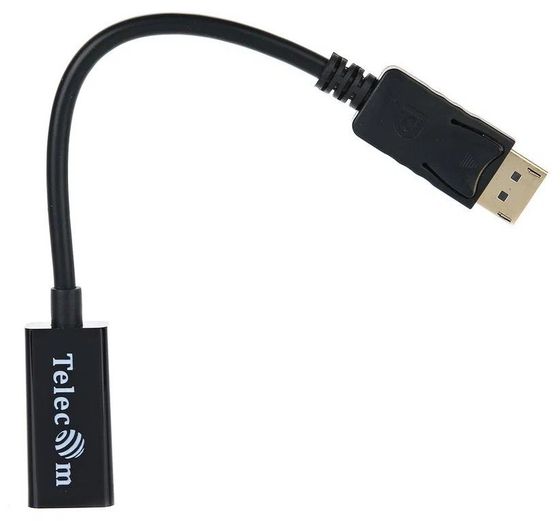 Кабель TVcom DP-HDMI-F 0,2м черный TA553