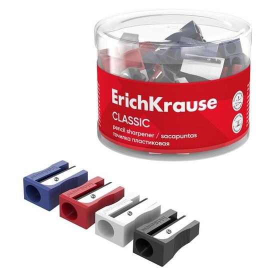 Точилка пластиковая ErichKrause &quot;EasySharp Classic&quot;, микс