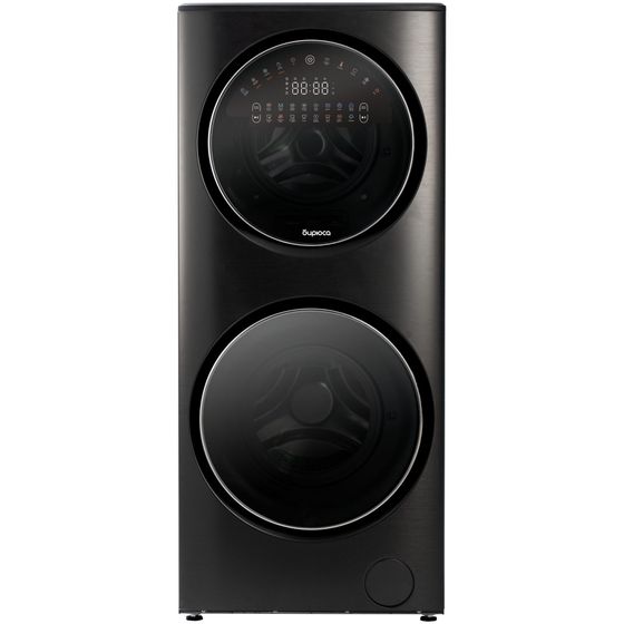 Стиральная машина Бирюса WMD-SG1514/15 DM темный металлик 15кг/7кг сушка 1400об/мин 2 барабана с паром инвертор