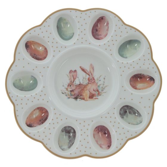 Тарелка для 10-ти яиц, L25,5 W25,5 H2,5 см