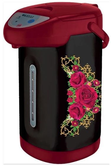 Термопот Kelli KL-1484 4.5л 1100Вт черный/красный