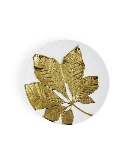 Chestnut Leaf Salad Plate, Set of 4