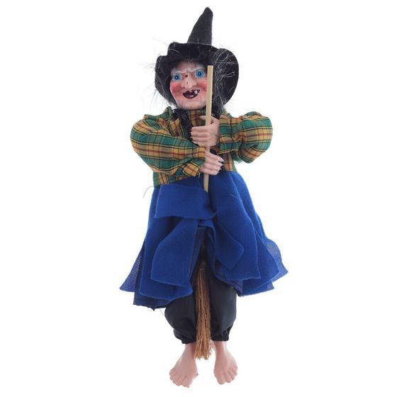 Игрушка набивная &quot;Баба-яга&quot;, Д15 Ш11 В28 см, 3в.