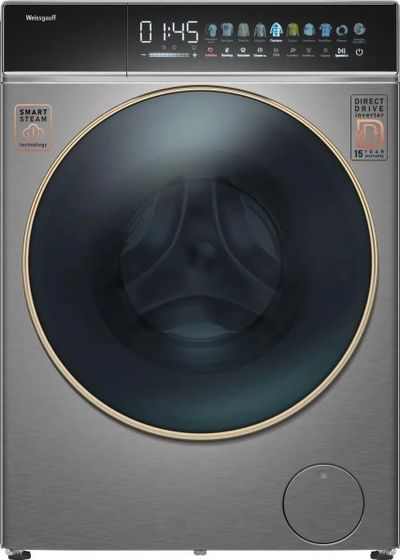 Стиральная машина Weissgauff WMD 58411 Direct Drive Inverter Premium Steam Stee нерж.сталь, стирка 11кг, сушка 6кг, 1400об/мин, с паром, инвертор
