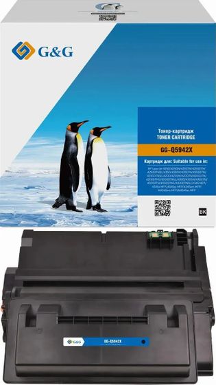Картридж лазерный G&amp;G GG-Q5942X Q5942X/Q1338A/Q1339A/Q5945A черный (20000стр.) для HP LJ 4250/4250N/4250TN/4250DTN/4250DTNSL/4350/4350N/4350TN/4350DT