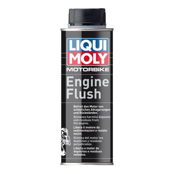 Промывка масляной системы мототехники LiquiMoly Motorbike Engine Flush, 250 мл