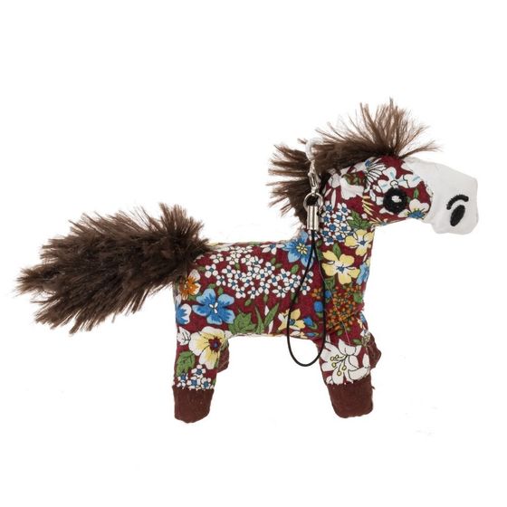 Игрушка набивная с подвесом &quot;Лошадка&quot;, L11 W2,5 H9 см, 4в.