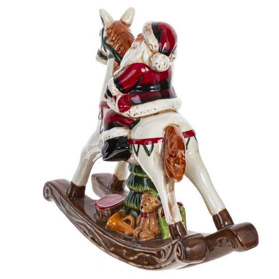 Фигурка декоративная &quot;Дед Мороз на лошадке&quot;, L23 W8 H19,5 см